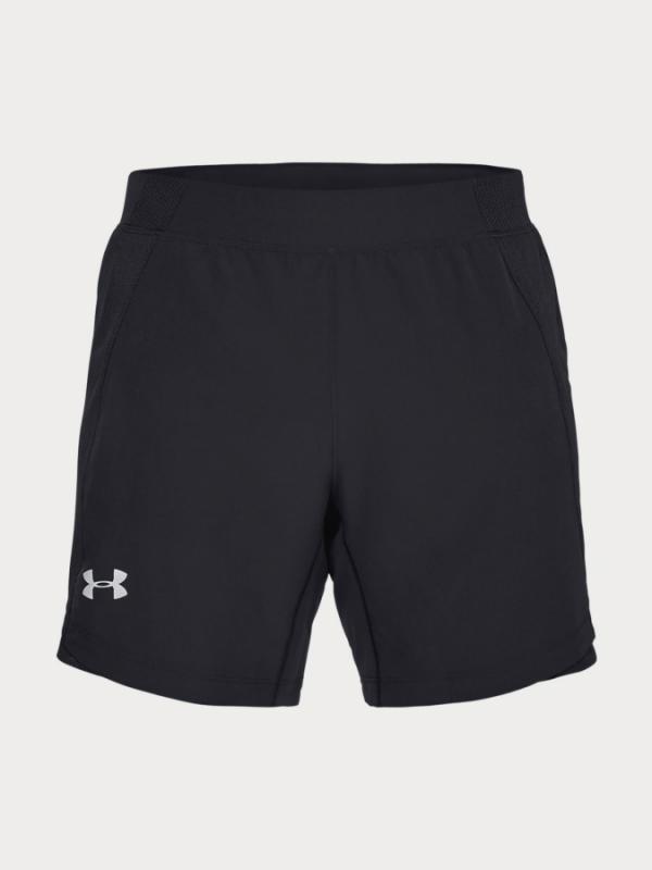 Kraťasy Under Armour Qlifier Speedpocket 7\'\' Short Černá