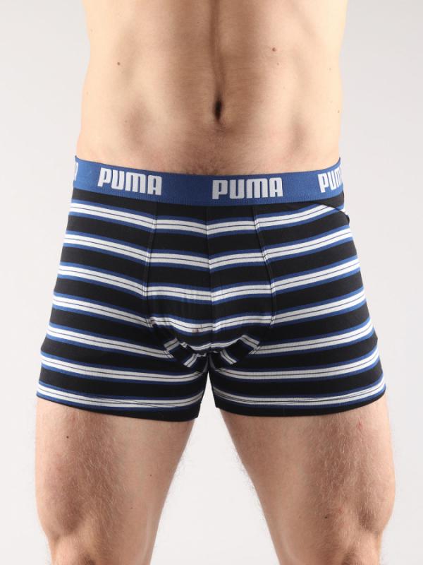 Boxerky Puma Boxer Retro Stripe Yd 2 Pack Modrá