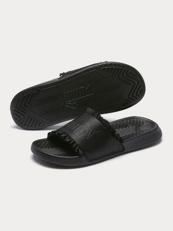 Pantofle Puma Popcat Silk Wns Černá