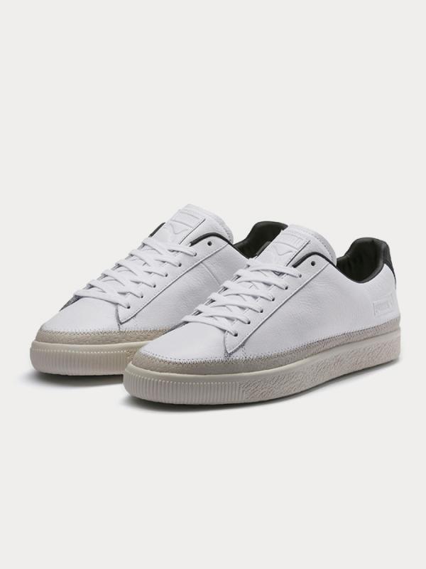 Boty Puma Basket Trim White-Whisper White-Pum Bílá