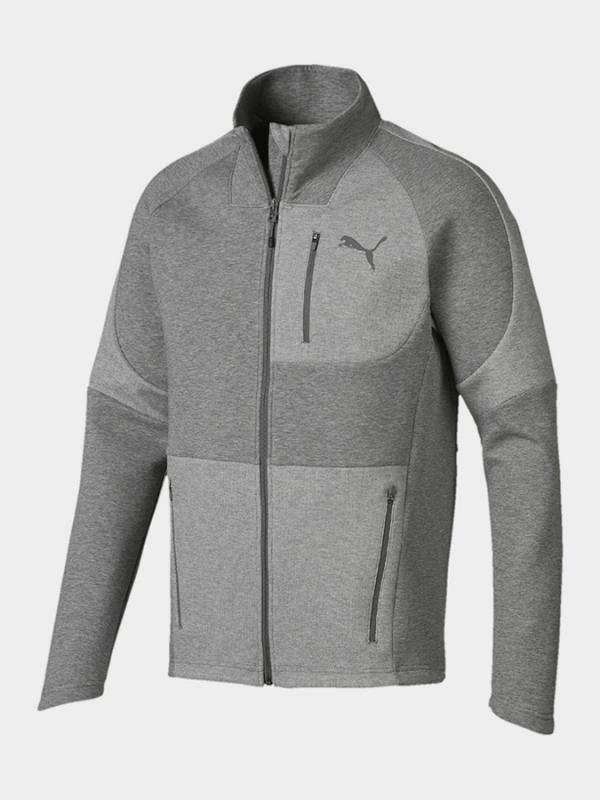 Bunda Puma Evostripe Move Jacket Medium Gray Heathe Šedá