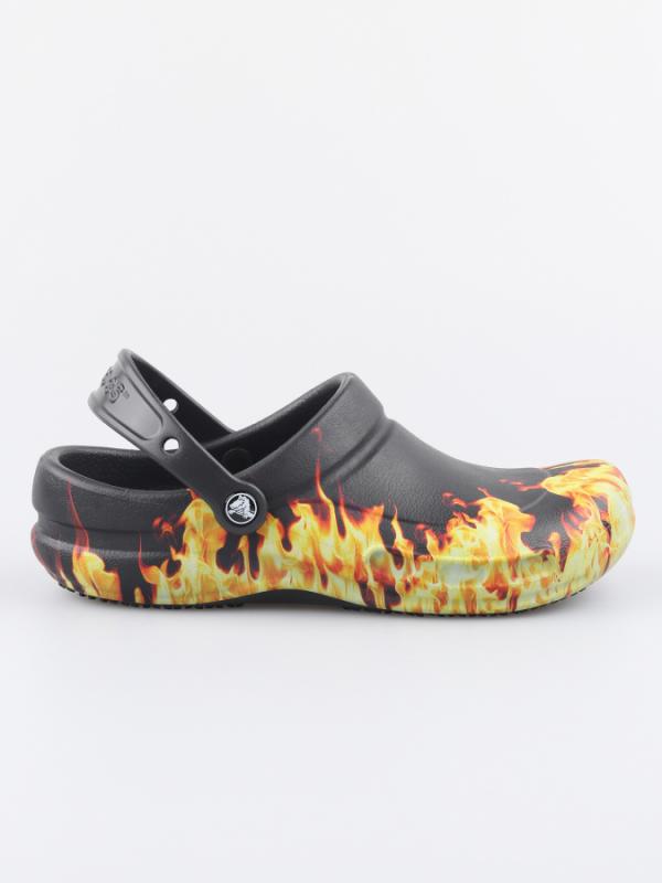 Sandály Crocs Bistro Graphic Clog - Black Černá