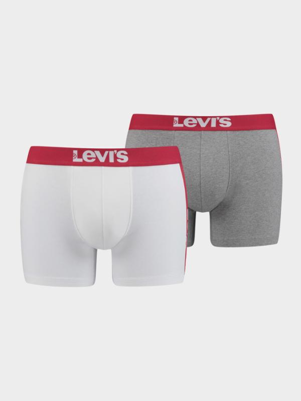 Boxerky LEVI'S 200Sf Tab Boxer Brief 2 Pack Barevná