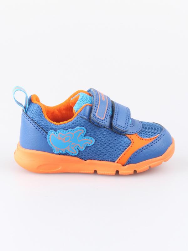 Boty Geox B Runner Boy Modrá