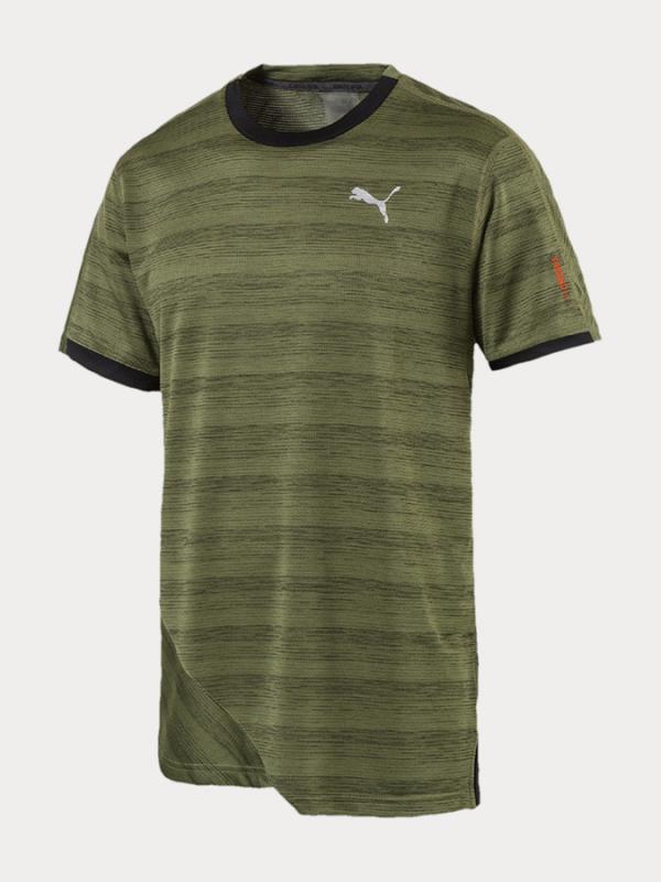 Tričko Puma Pace Breeze S S Tee Zelená