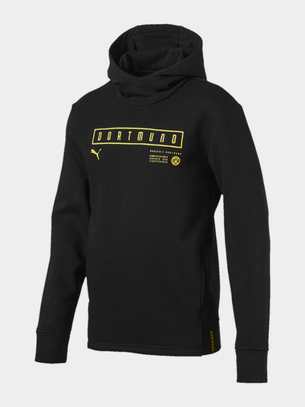 Mikina Puma Bvb Fan Hoody Černá