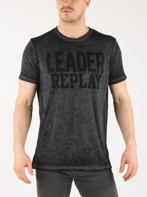 Tričko Replay M3647 T-Shirt Černá