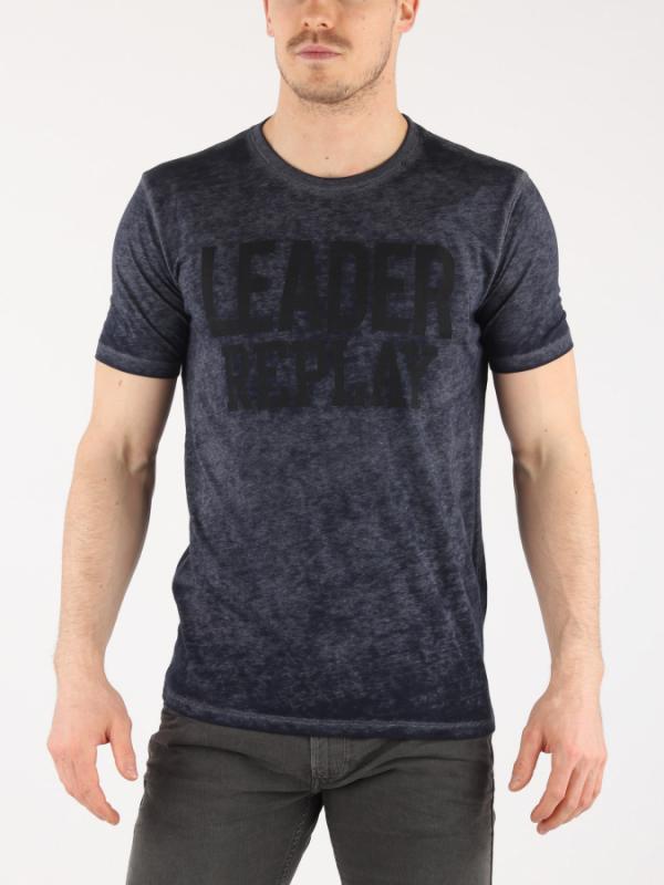 Tričko Replay M3647 T-Shirt Modrá