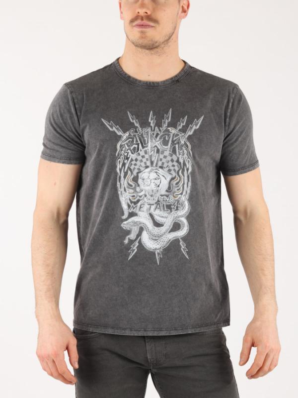 Tričko Replay M3615 T-Shirt Šedá