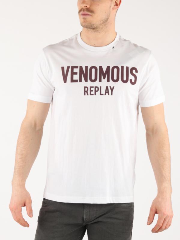 Tričko Replay M3610 T-Shirt Bílá