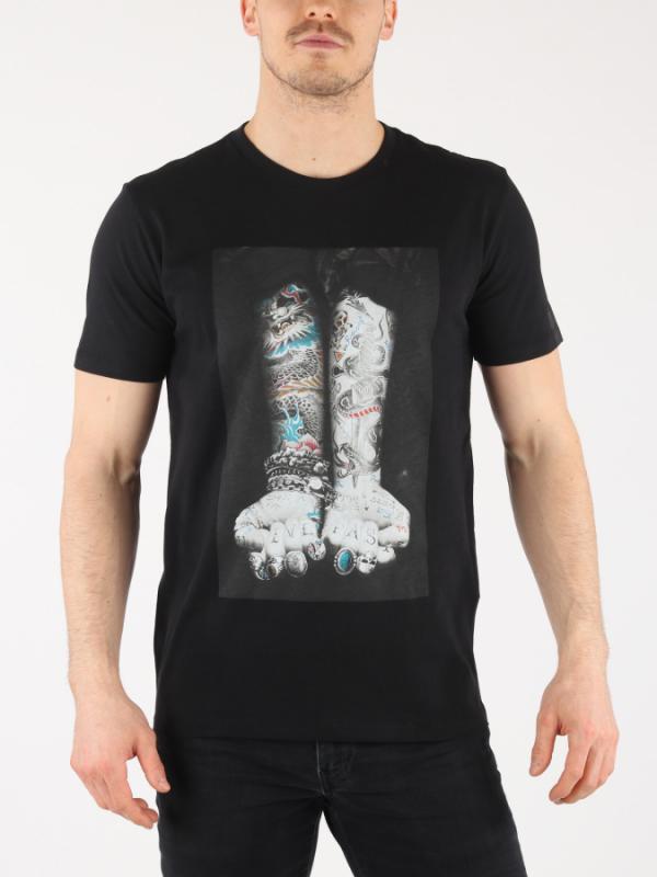Tričko Replay M3609 T-Shirt Černá