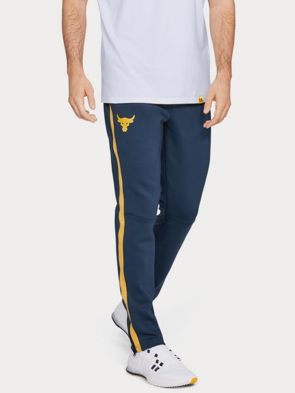 Tepláky Under Armour Project Rock Track Pant Modrá