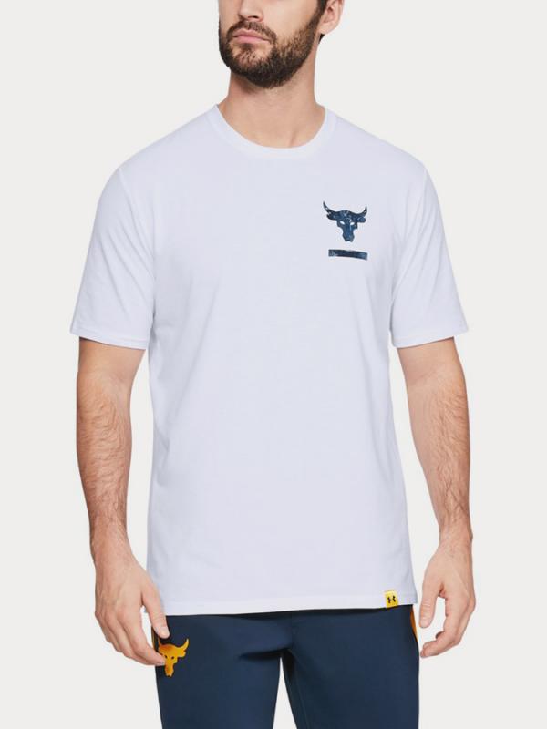 Tričko Under Armour Project Rock Bsr SS Bílá