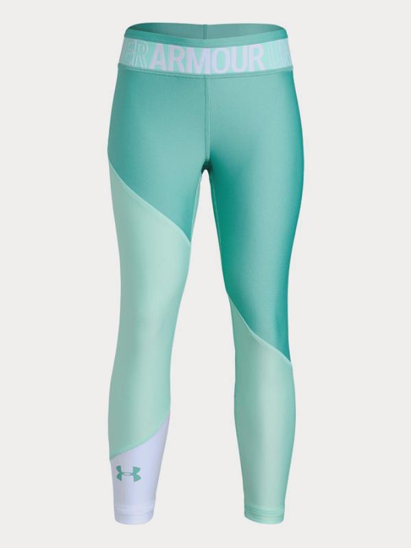 Legíny Under Armour Hg Color Block Ankle Crop Zelená