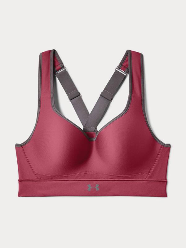 Podprsenka Under Armour Warp Knit High Impact Bra Růžová