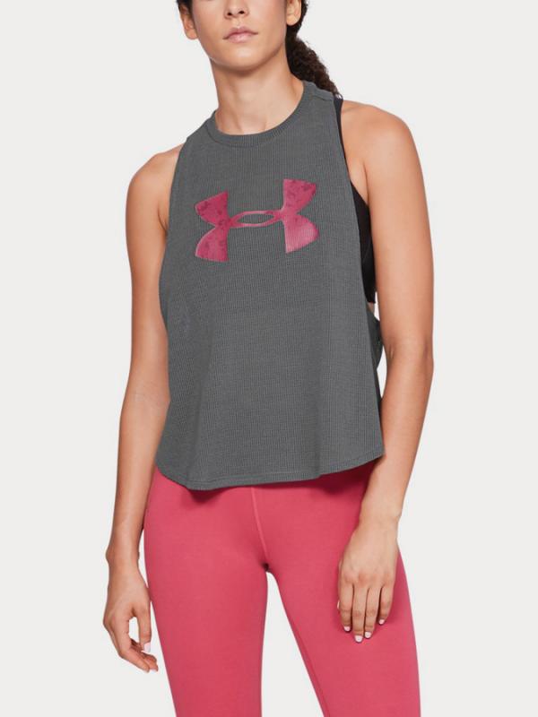 Tílko Under Armour Mesh Around Tank Šedá