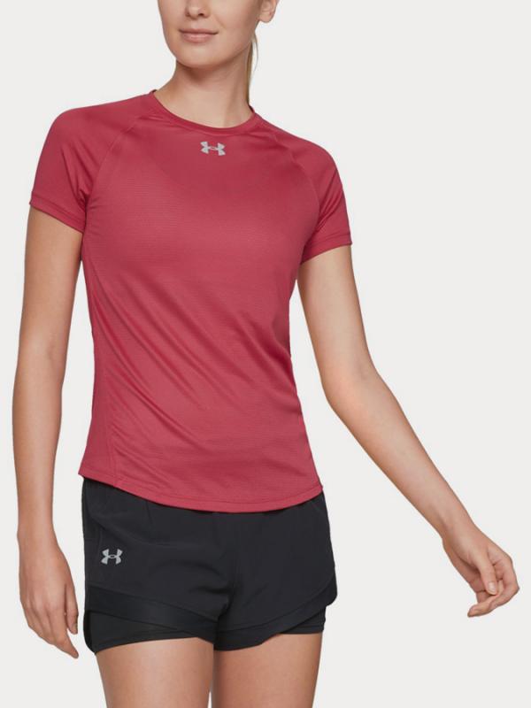 Tričko Under Armour Qlifier Short Sleeve Červená
