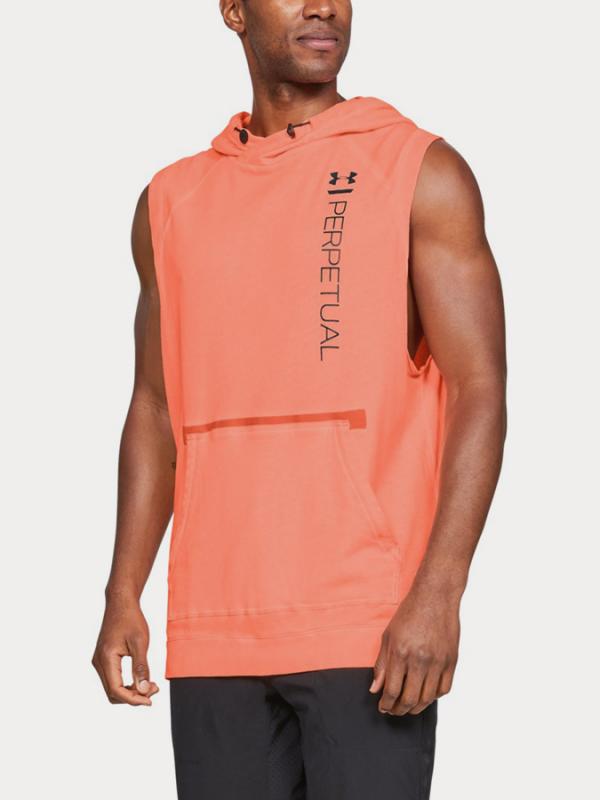 Mikina Under Armour Perpetl Garment Dye Hoodie Oranžová