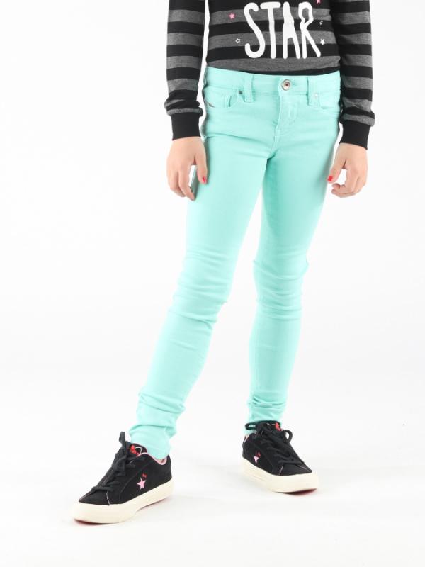 Džíny Diesel Skinzee-Low-K Pantaloni Zelená