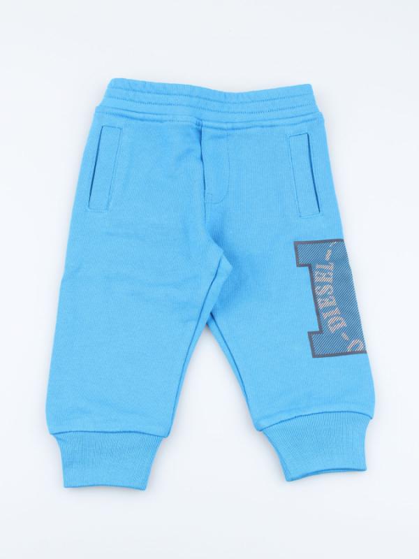 Tepláky Diesel Psolfib Pantaloni Modrá