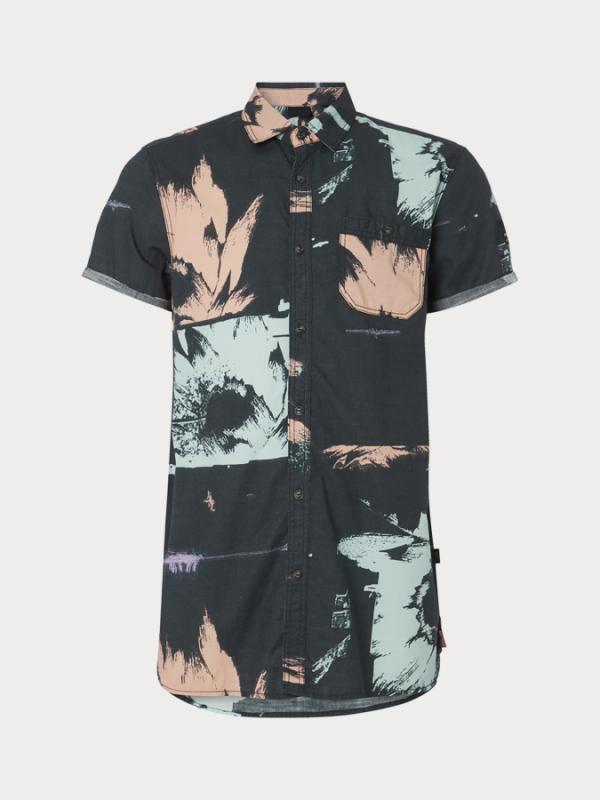 Košile O´Neill Lm Allover Flowal S/Slv Shirt Černá
