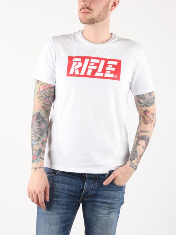 Tričko Rifle M-T-Shirt G/Collo Mc Bílá