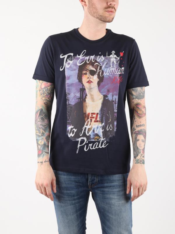 Tričko Rifle M-T-Shirt G/Collo Mc Černá