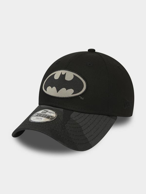 Kšiltovka New Era 940K Kids Camo Batman Černá