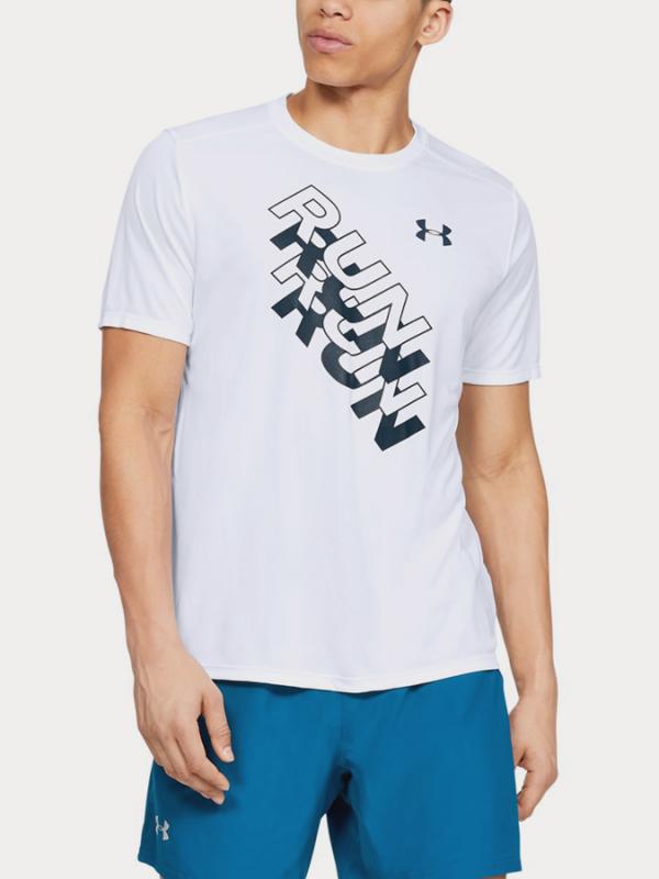 Tričko Under Armour International Run Day Gx Tee Bílá