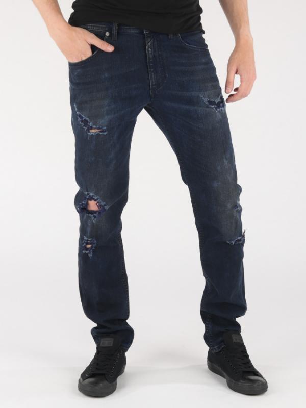 Džíny Diesel Thommer L.32 Pantaloni Modrá