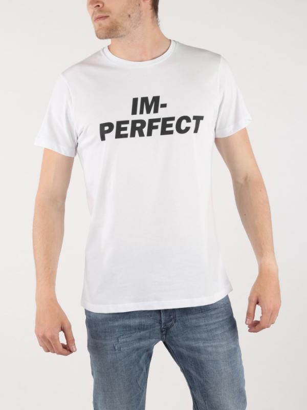Tričko Diesel Adv-Im-Perfect Maglietta Bílá
