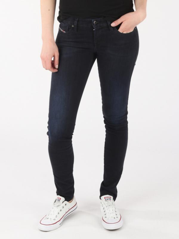 Džíny Diesel Skinzee-Low L.32 Pantaloni Modrá