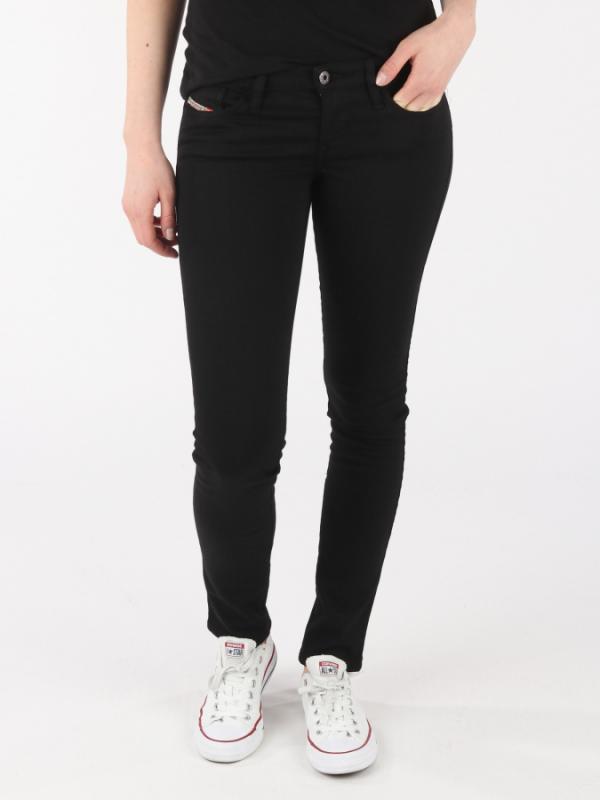 Džíny Diesel Skinzee-Low L.32 Pantaloni Černá