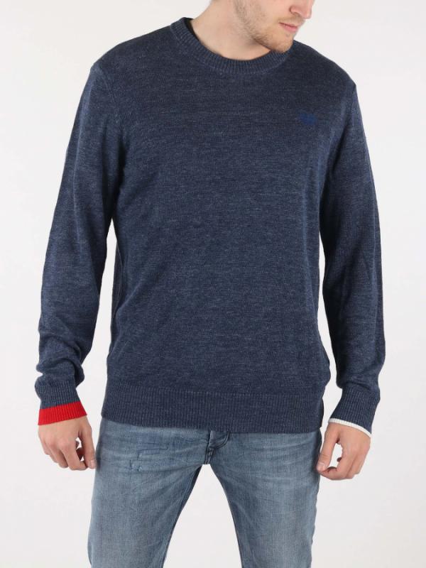 Mikina Diesel K-Lineny Pullover Modrá
