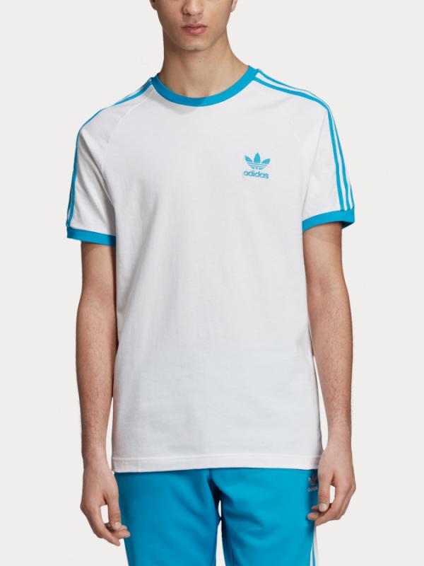Tričko adidas Originals 3-Stripes Tee Bílá