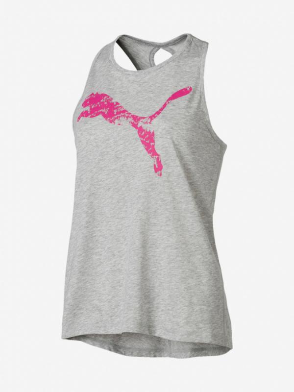 Tílko Puma Twist It Logo Tank Šedá