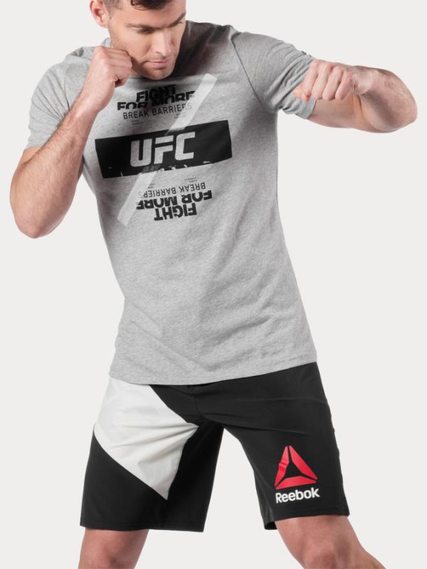 Tričko Reebok Ufc Fg Fight For Yours T Šedá