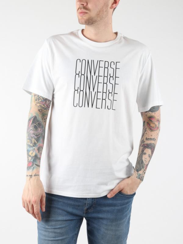 Tričko Converse M Logo Remix Tee Bílá