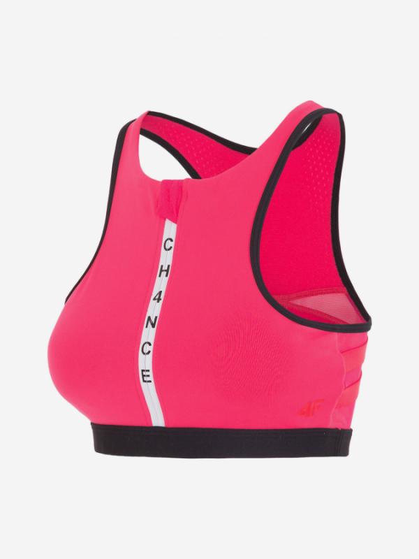 Podprsenka 4F STAD104 Sports Bra Růžová