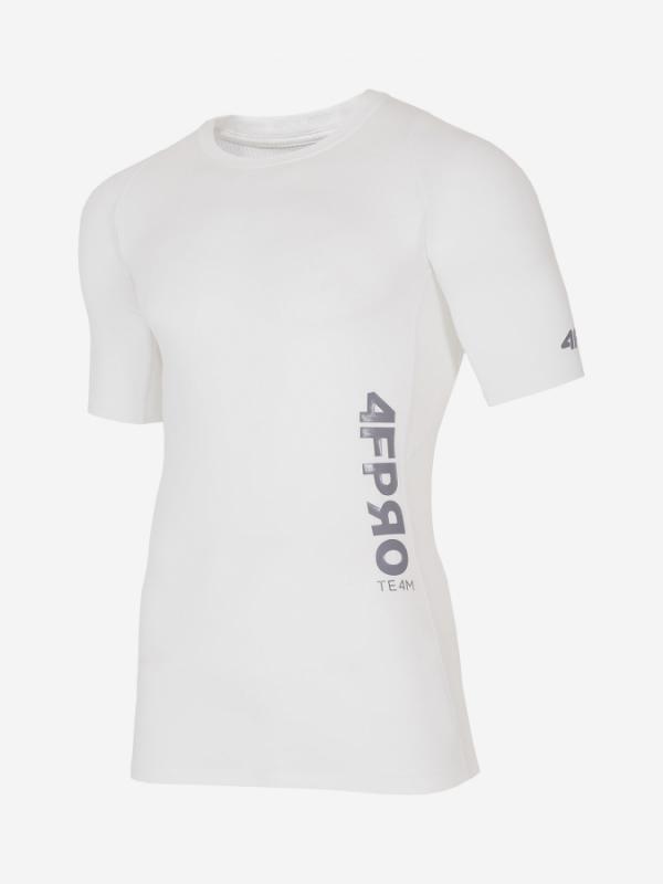 Kompresní tričko 4F TSMF401 Functional T-Shirts Bílá