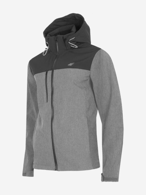 Bunda 4F SFM003 Softshell Šedá