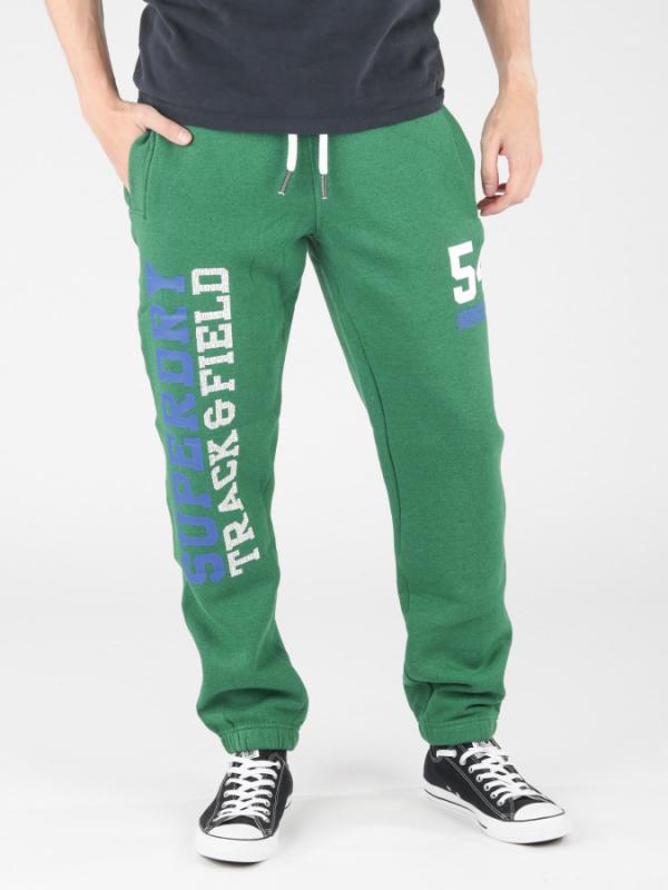 Tepláky Superdry Track & Field Jogger Zelená