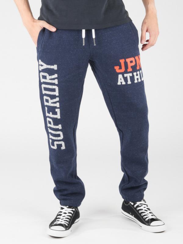 Tepláky Superdry Track & Field Jogger Modrá