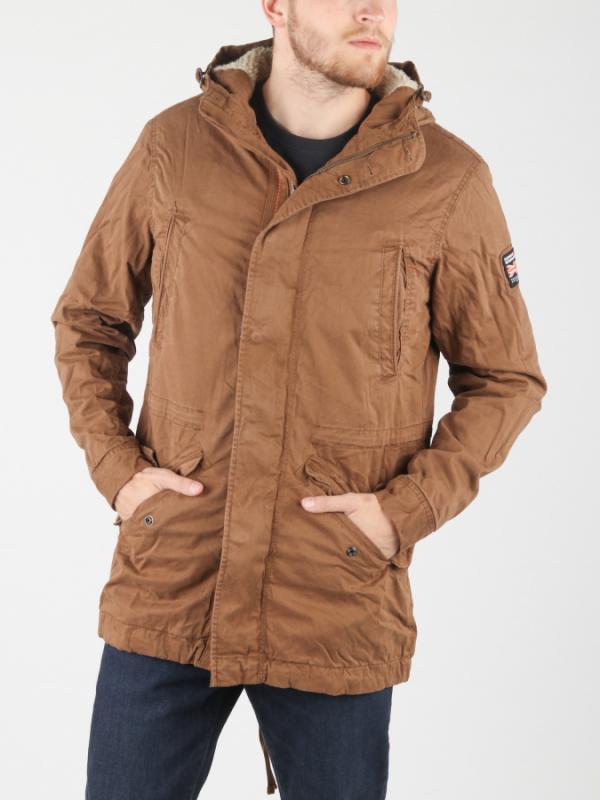Bunda Superdry New Military Parka Hnědá