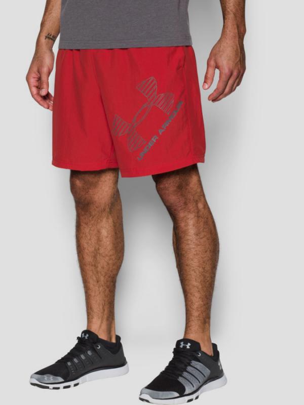 Kraťasy Under Armour 8 Woven Graphic Short Červená