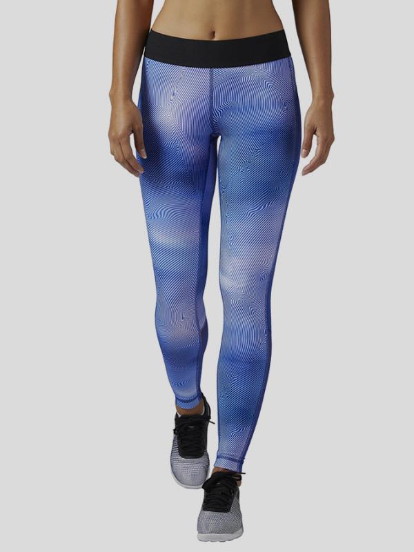 Legíny Reebok TECHSPIRATION TIGHT Modrá
