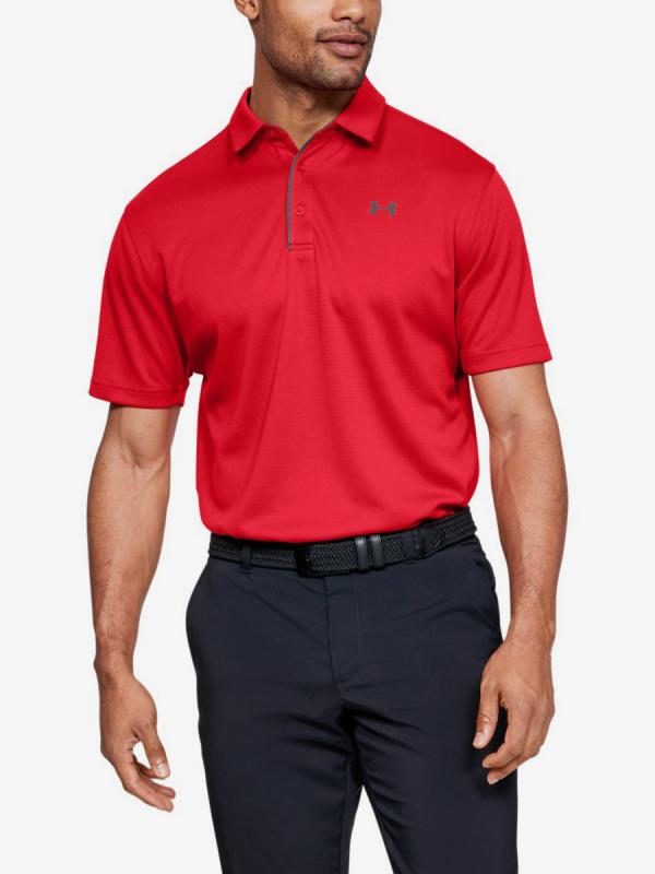Tričko Under Armour Tech Polo Červená