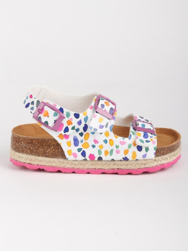 Sandály Paez Bio Congo - Print White Barevná