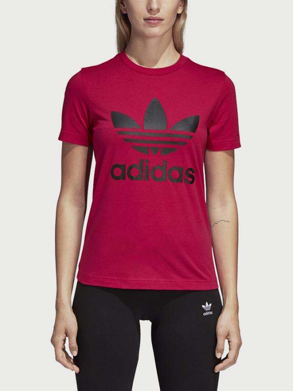 Tričko adidas Originals Lf Trefoil Tee Červená