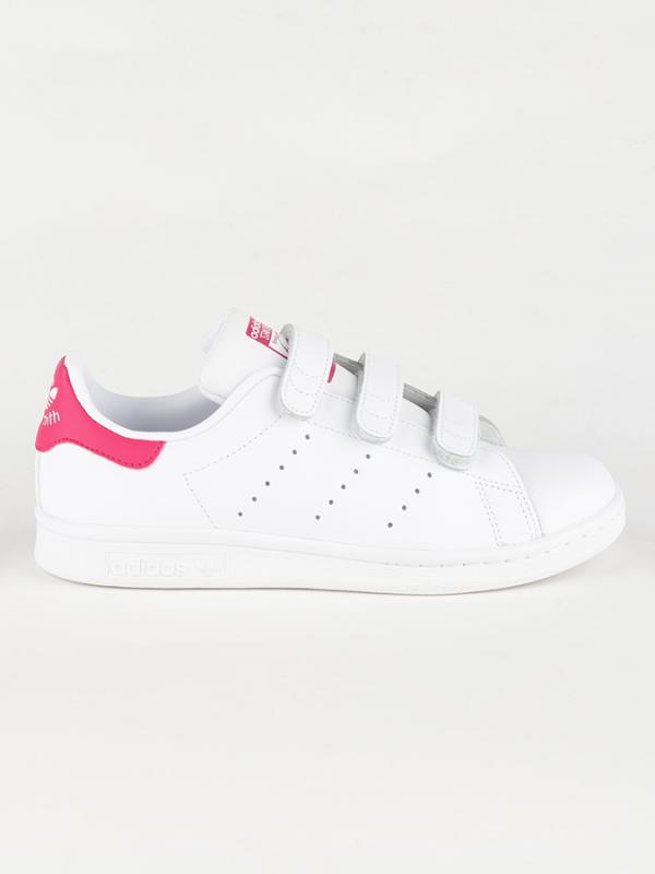 Boty adidas Originals Stan Smith CF J Bílá